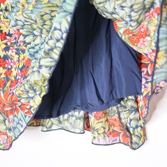 Urban Outfitters Womens Mini Skirt Small Multicolor Floral Tiered Boho Festival - Picture 6 of 9